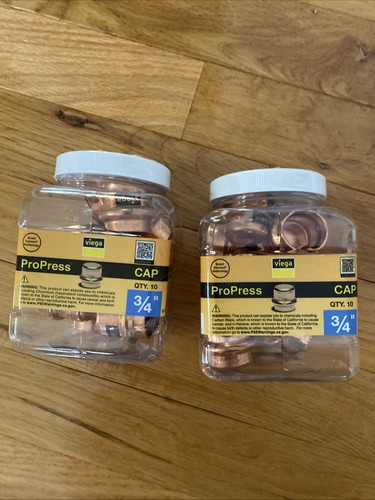 Viega ProPress 3/4 in. Press Copper Cap (10-Pack) 77450 77717