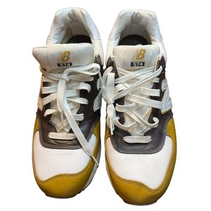 ? New Balance 574 Gray & Neon Yellow Sneakers Men’s 8 – Retro Streetwear Vibes B:MING BEAMS x New Balance 574  main image 3