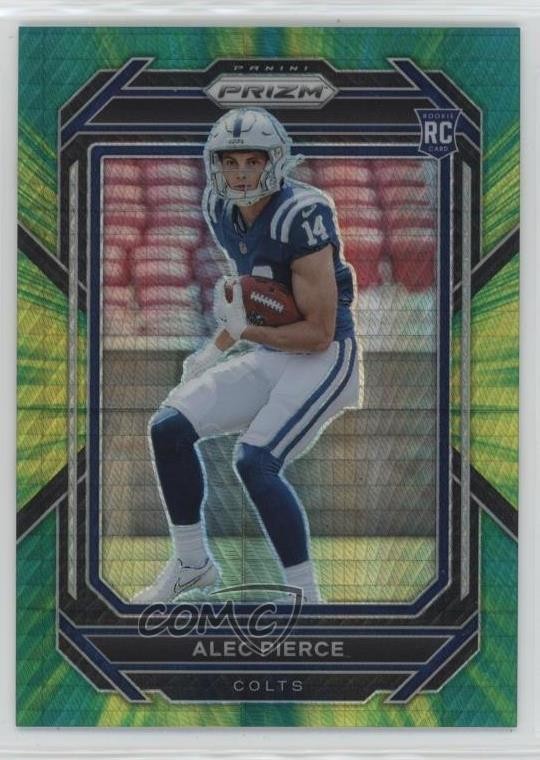 2022 Panini Prizm Rookies Hyper Prizm /175 Alec Pierce #330 13rw