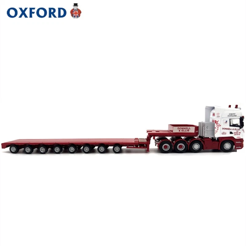 1:76 White Scania R580 Semi Truck & Trailer Alloy Model Collection Display - Image 2 of 4