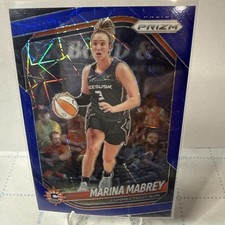 2025 Panini Prizm WNBA - Marina Mabrey Blue Velocity Prizm #18 Sun