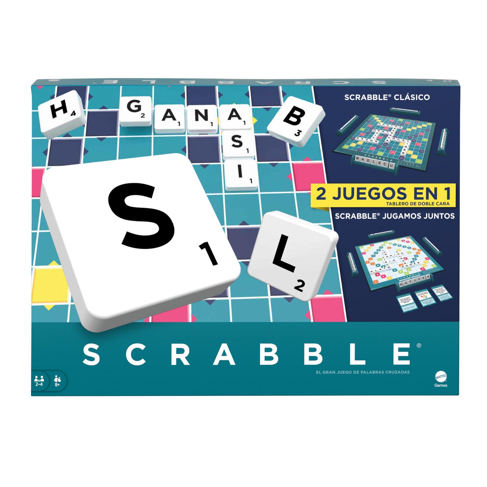 Mattel Games Scrabble Zwei   , : , HXV99  Scrabble Z