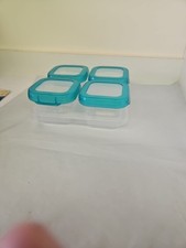 OXO Tot Glass Baby Blocks Containers 4 oz 120 ml Baby Food Storage