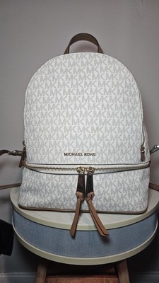 Michael Kors Signature Rhea Medium Zip Backpack | eBay