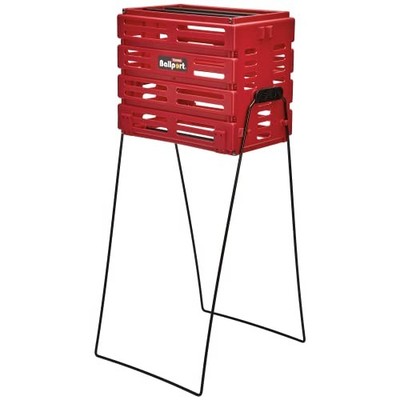Tourna Ballport 80-Ball Tennis Hopper Red Durable