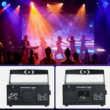 3D Animated DJ Laser Party Light APP Controlled DMX512 Stage Effect Light 20W