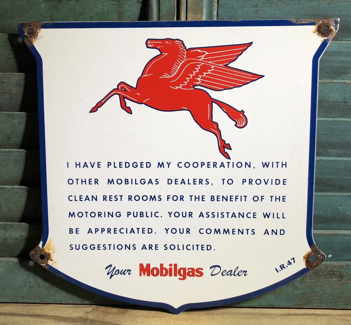 Mobilgas In Collectible Gas & Oil Advertising Signs for sale | eBay