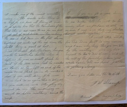 Civil War Letter Union Soldier Ohio 16th Regiment Vicksburg Feb 27 1863