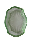 Vintage Green Depression Glass Tray 4" X 3 & 5/8" Mint Condition