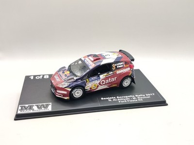 1:43 Ford Fiesta R5 Nasser Al-Attiyah Acropolis Rally 2017 Rare!!