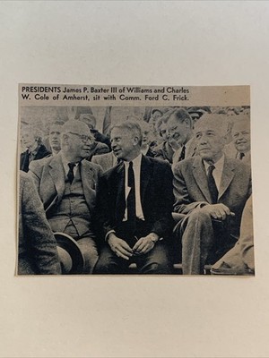 Ford Frick James Baxter II Williams College 1960 S&S Baseball Pictorial 4X4