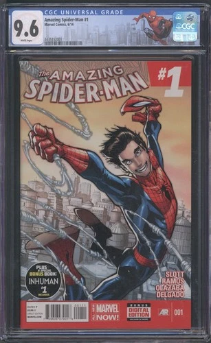 AMAZING SPIDER-MAN #1 - CGC 9.6 -1ST CAMEO APP. OF CINDY MOON -J. SCOTT CAMPBELL