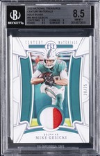 2022 NATIONAL TREASURES CENTURY MATERIALS HOLO SILVER MIKE GESICKI 20/25 BGS 8.5