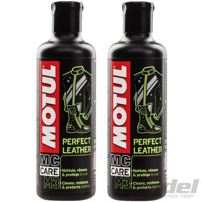 2x 250mL MOTUL M3 PERFECT LEATHER LEDER-PFLEGE-CREME REINIGUNG AUFBEREITUNG