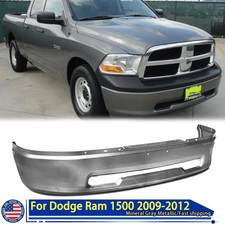 Mineral Gray Metallic 1-piece Front Bumper Face Bar For Dodge Ram 1500 2009-2012