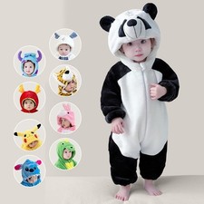 2026 Baby Jumpsuit Flannel Thermal Pajamas Homewear for born Infant UK