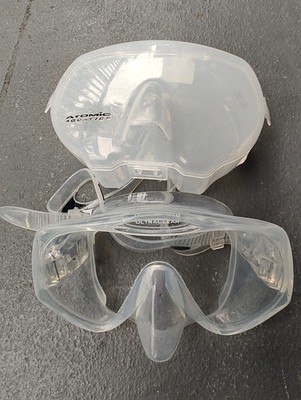 Atomic Aquatics Ultraclear Frameless Mask Medium Clear