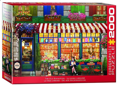 Eurographics The Old Bookstore 2000 Piece Jigsaw Puzzle Book Lover Puzzle SEALED