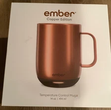 Ember CM191405US Temperature Control Smart Mug-14oz - Copper. New Factory Sealed