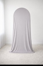 5ft x 2ft 1 Spandex Arch Backdrop Cover Beige...