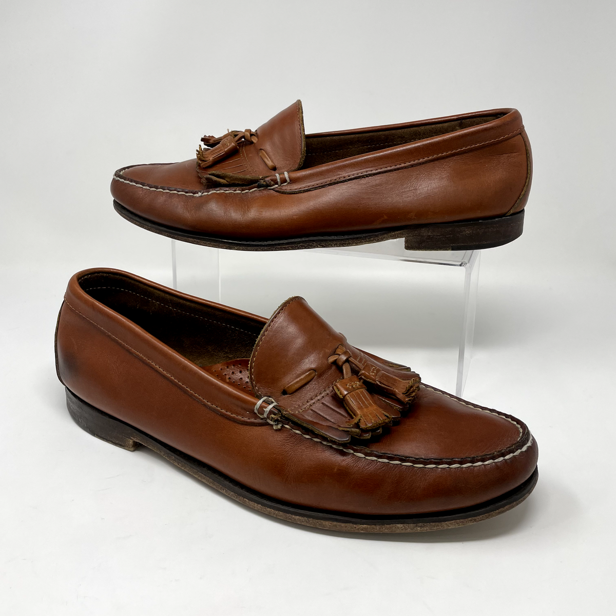 Dexter Brown Tassel Kiltie Leather Men display picture 1