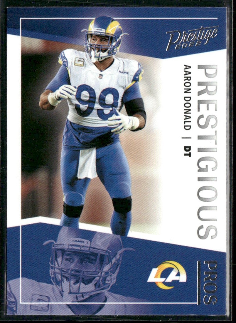 2022 Panini Prestige Prestigious Pros Aaron Donald #PP-14 Los Angeles Rams