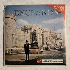 View-Master ENGLAND Nations of the World - B156 - 3 Reel Set  Booklet V3 