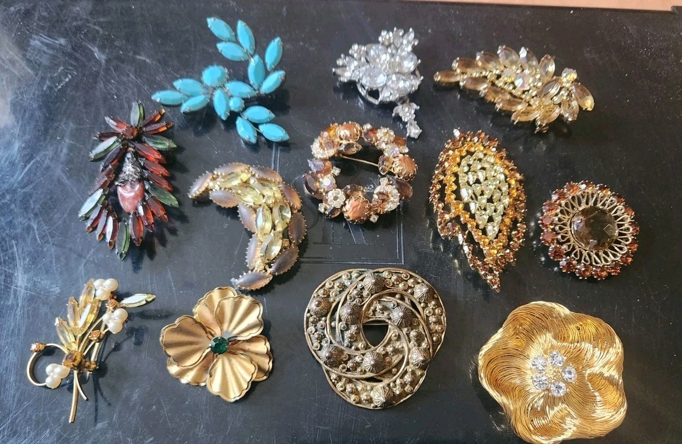 Lovely Rhinestone Jewelry Lot - Juliana -  Monet - Rice Weiner Etrusceana - MORE