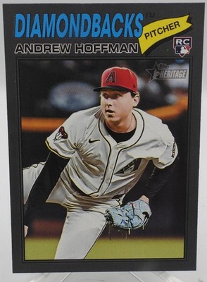 2026 Topps Heritage Andrew Hoffman Dark Gray Border #211 Diamondbacks Rookie RC