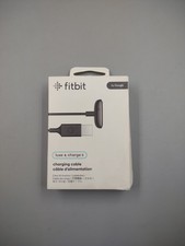 Genuine Fitbit Charging Cable for Fitbit Luxe and Charge 5 Smart Watches - Black