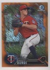 2016 Bowman Chrome Prospects Orange Shimmer Refractor Nick Burdi #BCP226 6u5