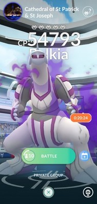 Pokémon Shadow Palkia  R-A-I-D - Or Catch On Your P T C