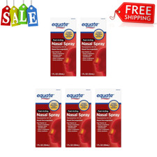 5 PACK Equate Nasal Four Nasal Spray, Phenylephrine Hydrochloride 1 , 1 fl. Oz.