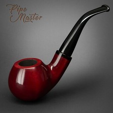 Mr. Brog HAND MADE WOODEN TOBACCO SMOKING PIPE no 321 Dodge Red + BOX
