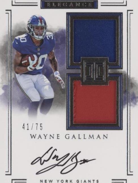 2017 Panini Impeccable Wayne Gallman #137 - 1 of 2