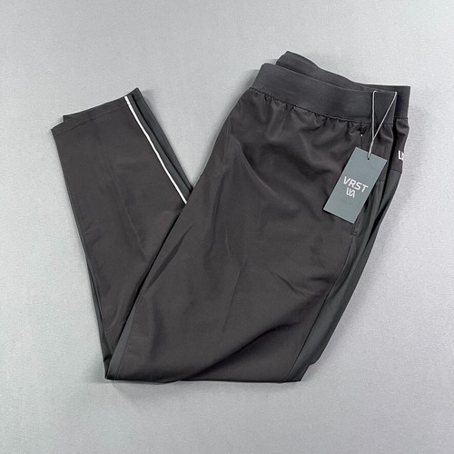 NEU VRST Hose Herren Extra Large Schwarz Jogger Performance Golf Beschleunigen Stretch - Bild 13 von 14