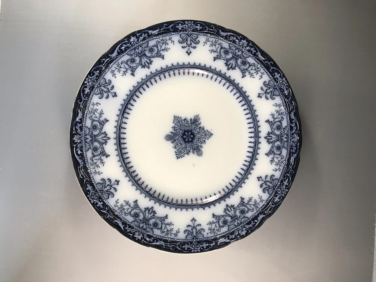 Burgess Leigh Flow Blue In Burleigh (Burgess & Leigh) China for