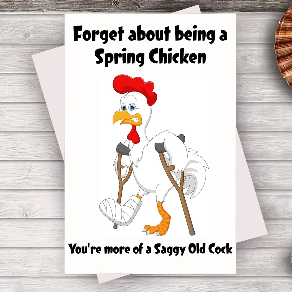 BLITZ MARKET Funny Rude Birthday Card, Funny Birthday Cards For Him, Funny Gift Cards