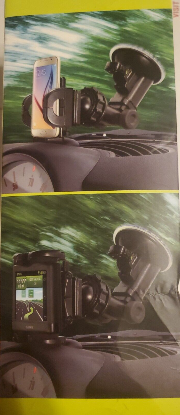 Bracketron GPS Pro Heavy Duty Windshield Mount and Holder Adjusts Up