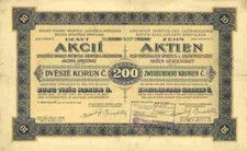 United Spiritus Likier przemysł 1920 Bratysława Preßburg Słowacja 2000 koron