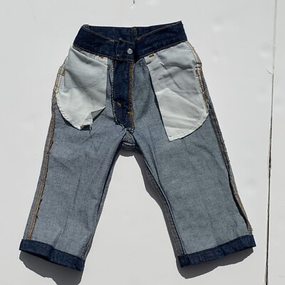 VTG LEVIS Big E Orange Tab Denim Jeans Kids Talon Zipper Levi's
