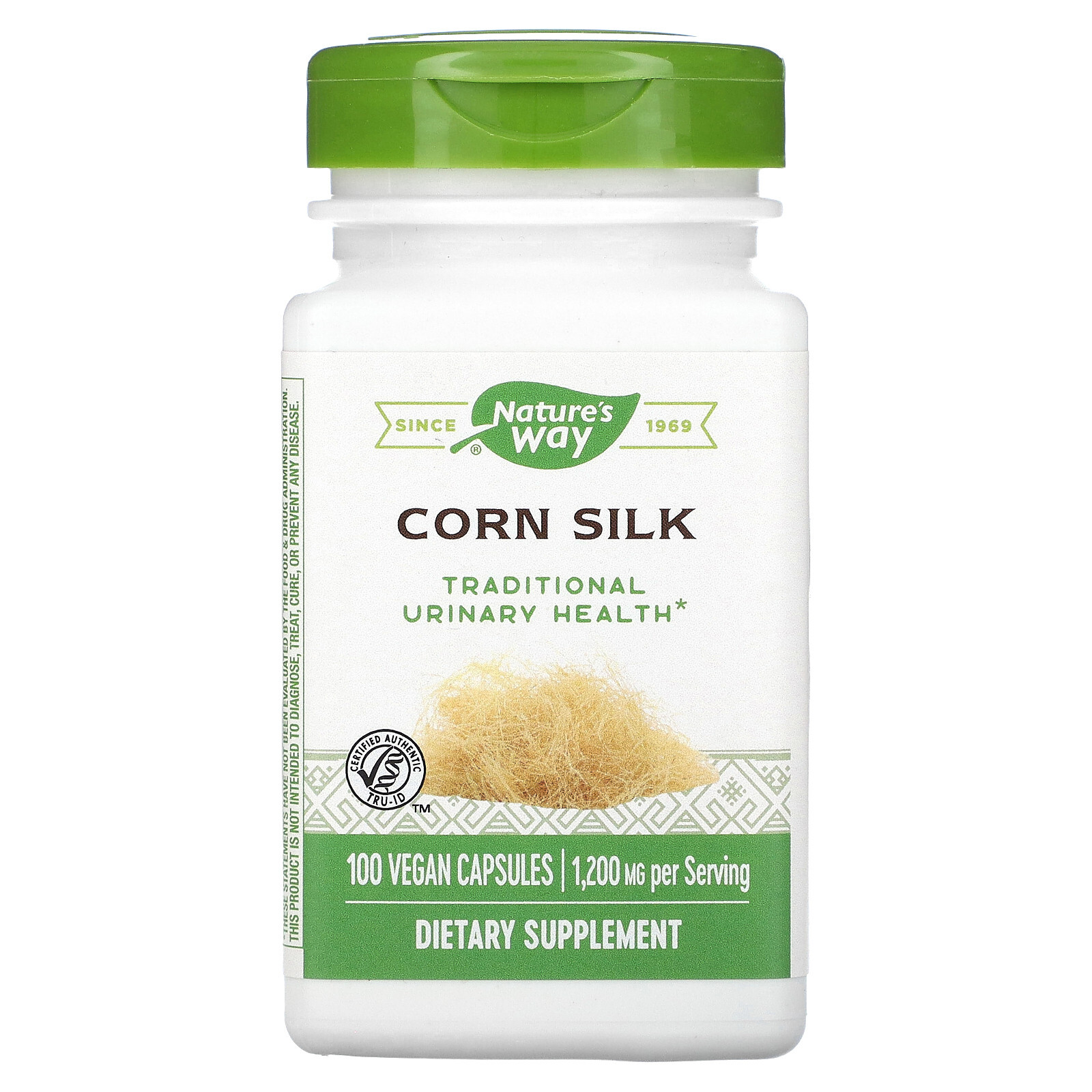 NATURE'S WAY Corn Silk, 1200 mg per Serving, 100 Vegan Capsules, Cornsilk, UK
