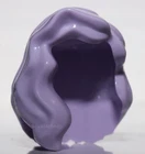 Lego Lavender Minifig Hair Female Mid-Length Part over Right Shoulder