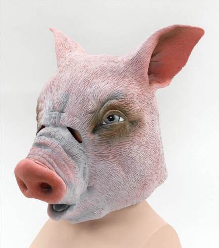 PIG RUBBER OVERHEAD MASK, FANCY DRESS RUBBER ANIMAL MASK 5051090052313 |  eBay