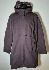 Merrell Womens Opti-shell Rain Coat Burgundy Waterproof Parka Jacket Size Xl
