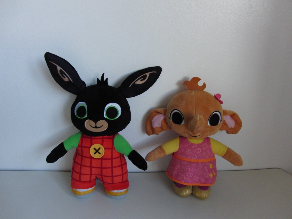 Bing Bunny and Sula talking soft toys UK