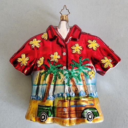 Camisa Radko Surfside Woody Hawaiian Aloha adorno Navidad - Imagen 2 de 14