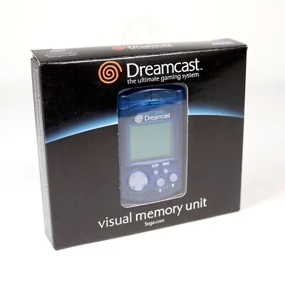Carte Mémoire Visual Memory Unit VMU Sega Dreamcast Officiel HKT-7000 New Usa 1 - Photo 1/4