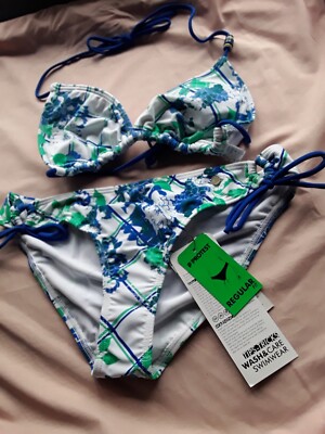 Protest Sage Halterneck Bikini Size Uk 12 Medium 