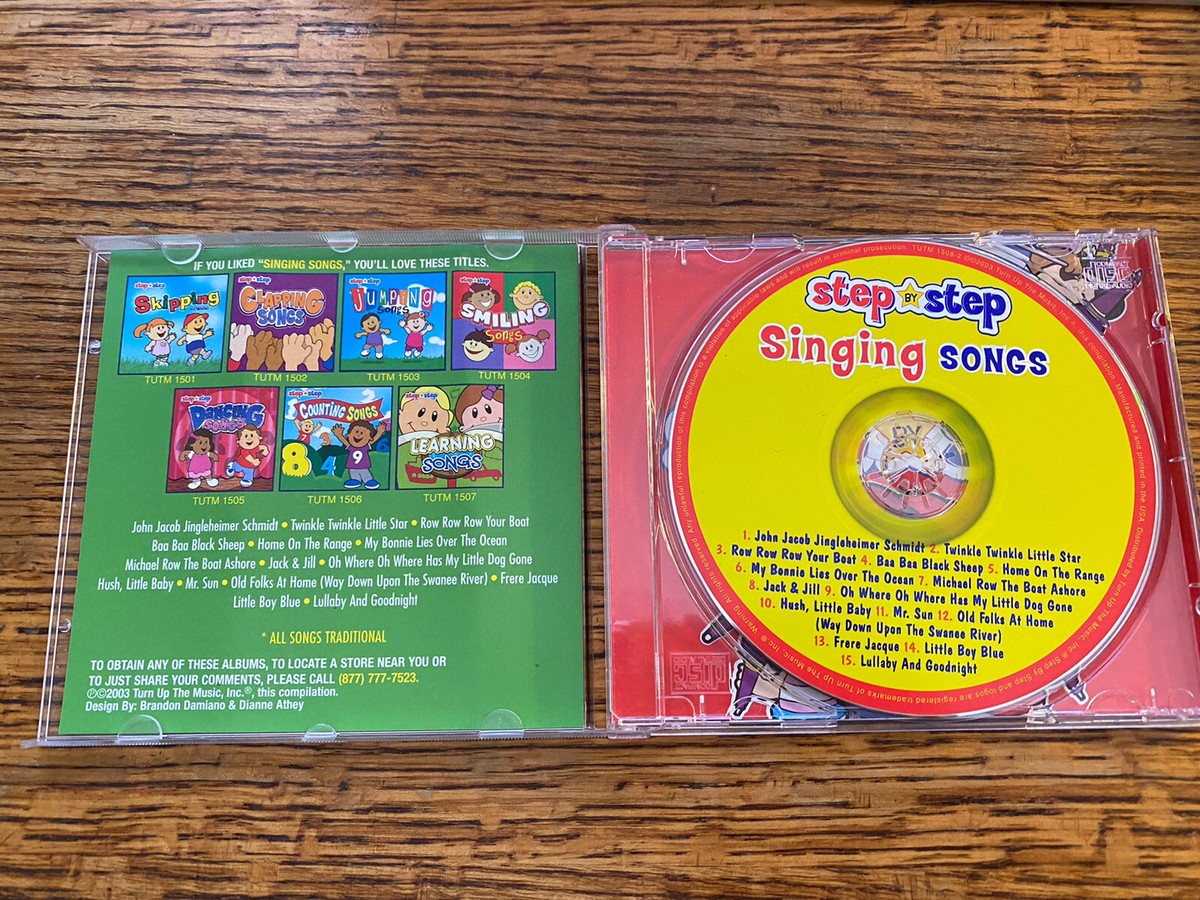 miki4-⑪DWE  step by step Songs DVD Step By Step Singing Songs The Hit Crew CD Like New mn2622